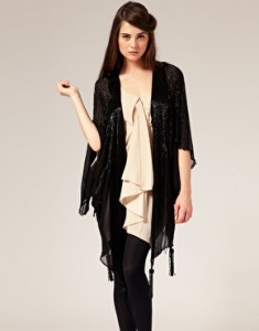 ASOS - Jet Beaded Kimono Jacket