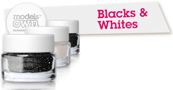 Black and White Powder Eyeshadows