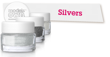 Silver Powder Eyeshadows